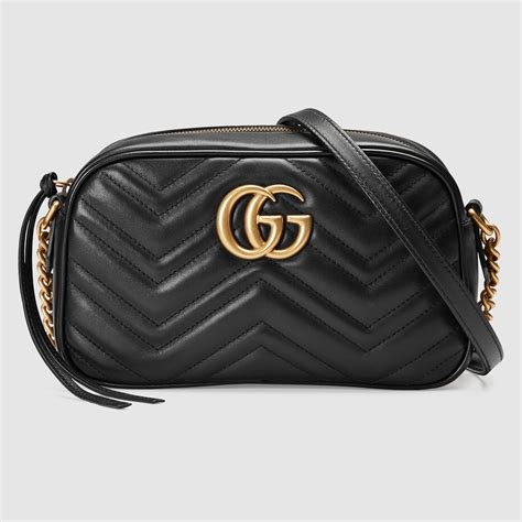 gucci marmont camera bag small black|gucci marmont matelassé shoulder bag.